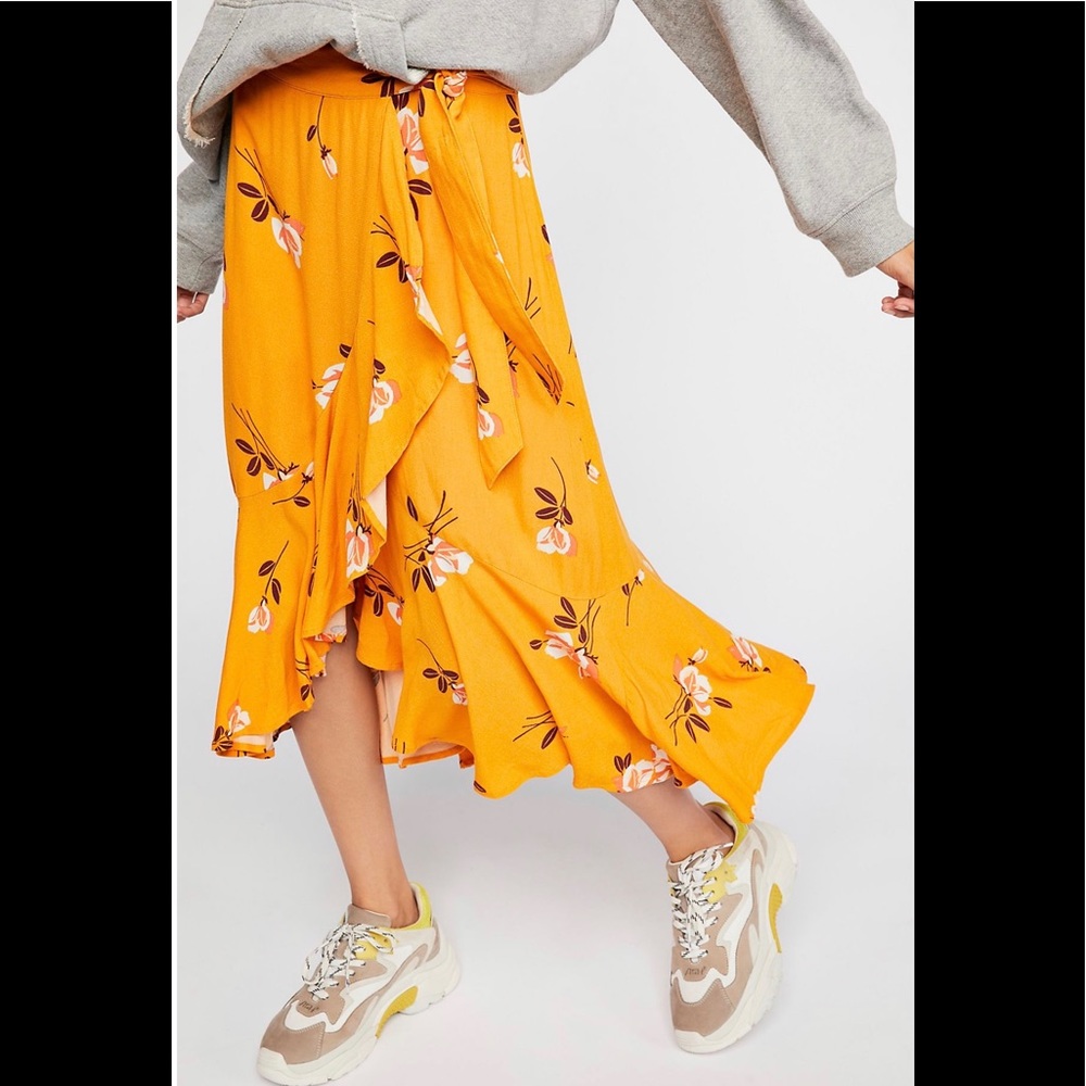 Free People Heart of The City Wrap Skirt